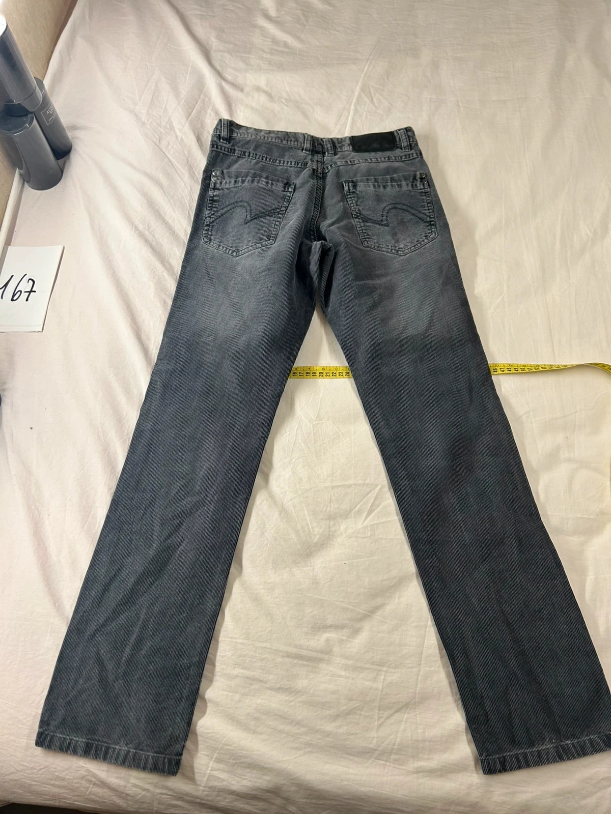 Vintage black slim fit Jules jeans w27 l31 ribbed – photo 12